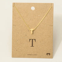 PERSONALIZED DAINTY LETTER INITIAL JEWELRY NECKLACES