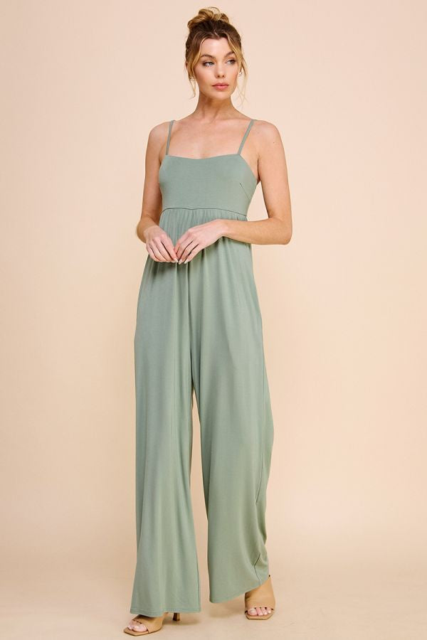 BABYDOLL WIDE LEG JUMPSUIT