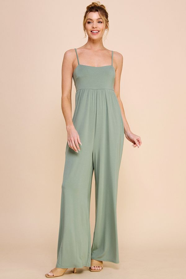 BABYDOLL WIDE LEG JUMPSUIT