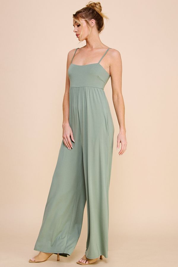 BABYDOLL WIDE LEG JUMPSUIT