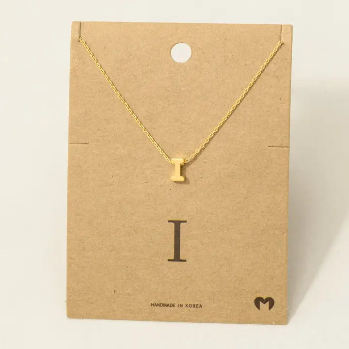 PERSONALIZED DAINTY LETTER INITIAL JEWELRY NECKLACES