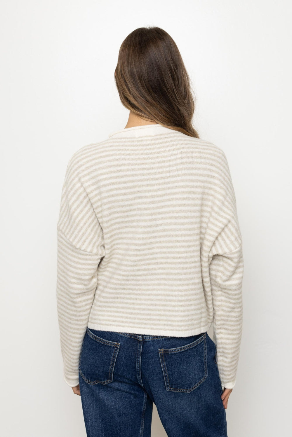 MINI STRIPE PIPER CARDIGAN