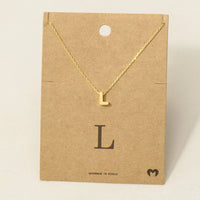PERSONALIZED DAINTY LETTER INITIAL JEWELRY NECKLACES