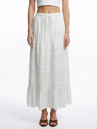 BOHO BREEZE TIERED MAXI SKIRT