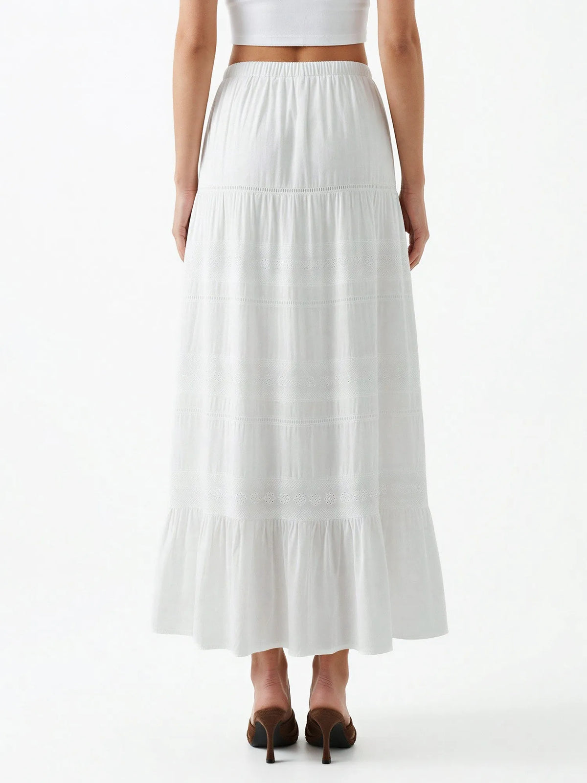 BOHO BREEZE TIERED MAXI SKIRT