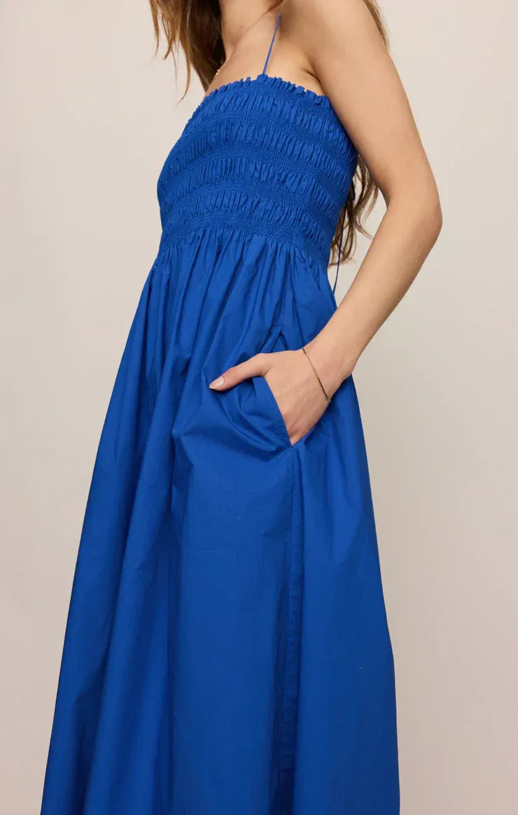 CORNELIA POPLIN MAXI DRESS