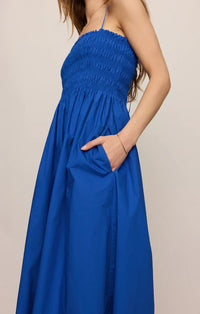 CORNELIA POPLIN MAXI DRESS