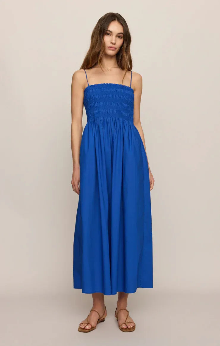 CORNELIA POPLIN MAXI DRESS