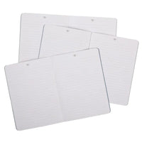 White lined notebook set of 3 kind words with subtle silver wing logos on cover ideal for women’s boho chic clothing fans