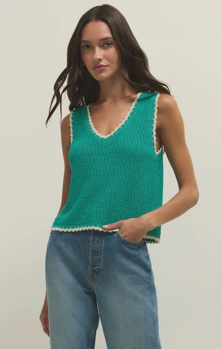 YESSENIA WHIPSTITCH TANK TOP