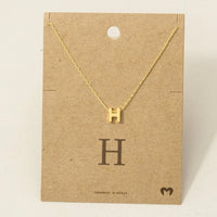 PERSONALIZED DAINTY LETTER INITIAL JEWELRY NECKLACES
