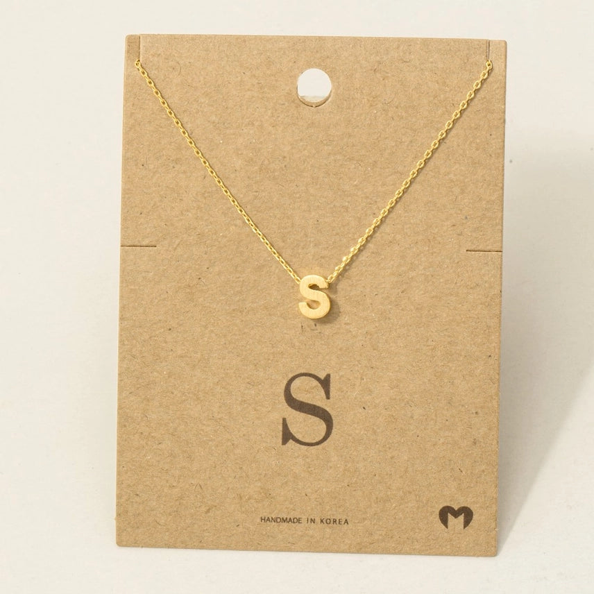 PERSONALIZED DAINTY LETTER INITIAL JEWELRY NECKLACES