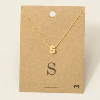 PERSONALIZED DAINTY LETTER INITIAL JEWELRY NECKLACES