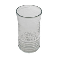 12 OZ. HAND-BLOWN RIBBED DRINKING GLASS