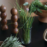 12 OZ. HAND-BLOWN RIBBED DRINKING GLASS