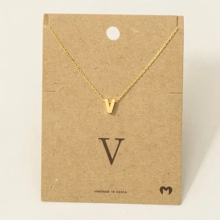 PERSONALIZED DAINTY LETTER INITIAL JEWELRY NECKLACES