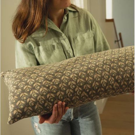 KOCHI HAND BLOCK PRINT LUMBAR CUSHION