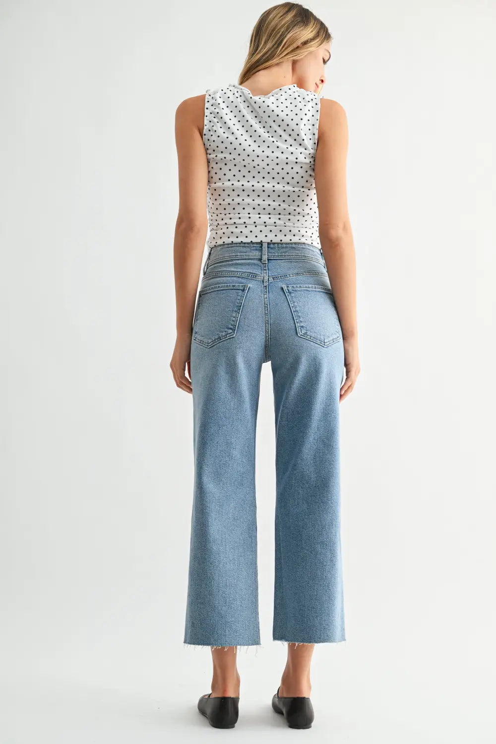 The perfect high rise denim shorts for your spring wardrobe