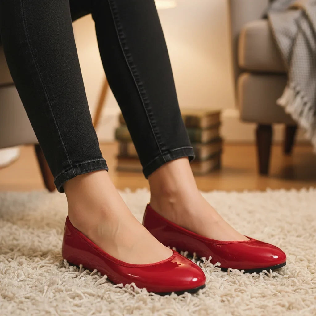 OLLY WOMEN'S CLASSIC SLIP ON BALLET FLATS