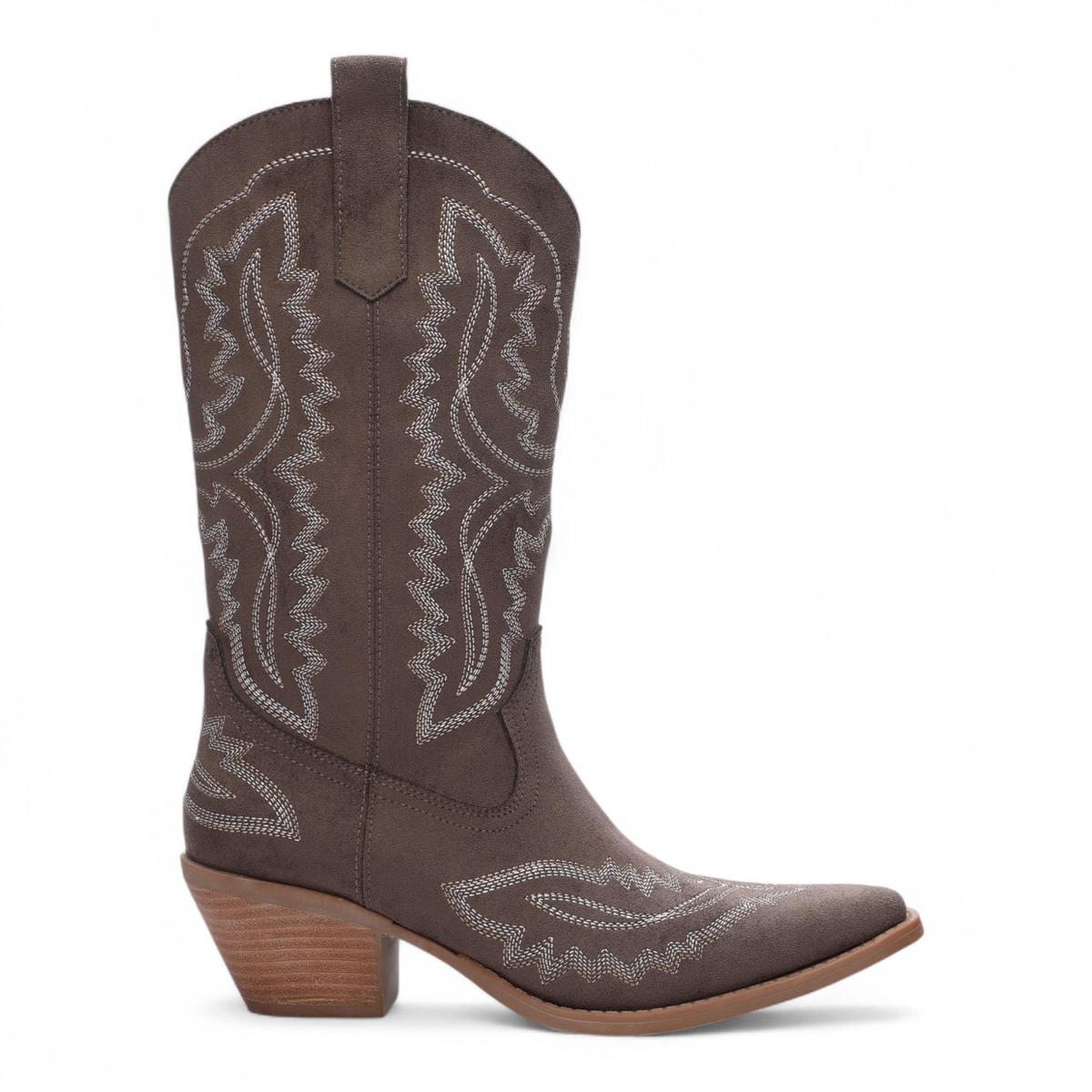 TESSA EMBROIDERED POINTED TOE WESTERN COWGIRL BOOTS