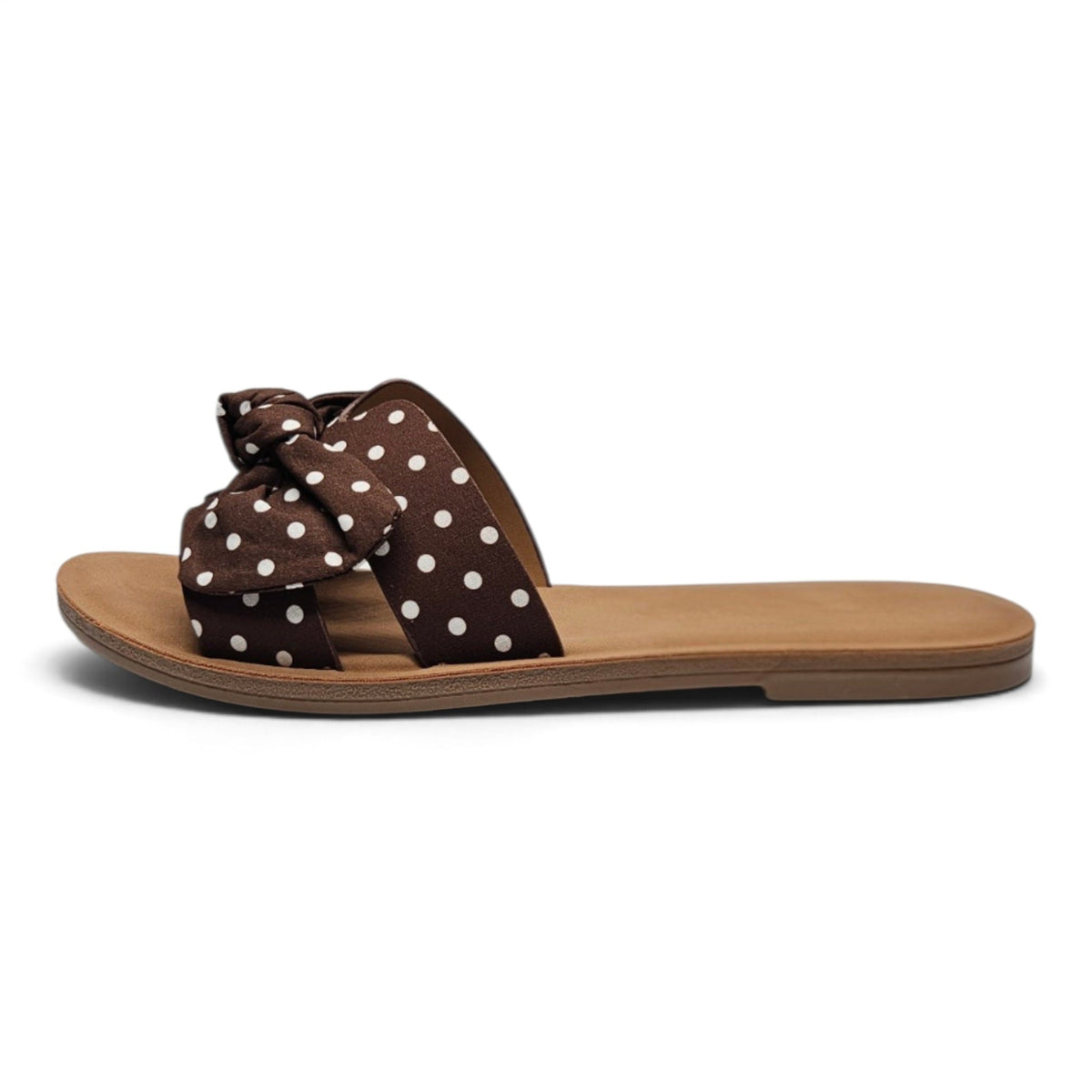 HARPER BOW SLIDE SANDALS