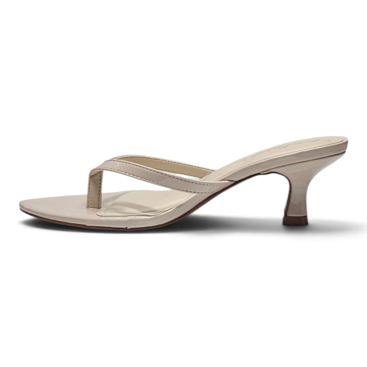 SLOANE POINTED TOE THONG KITTEN HEEL SANDALS