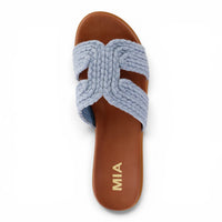 POET HARBOR BRAIDED WOVEN SLIDE SANDALS