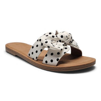 HARPER BOW SLIDE SANDALS