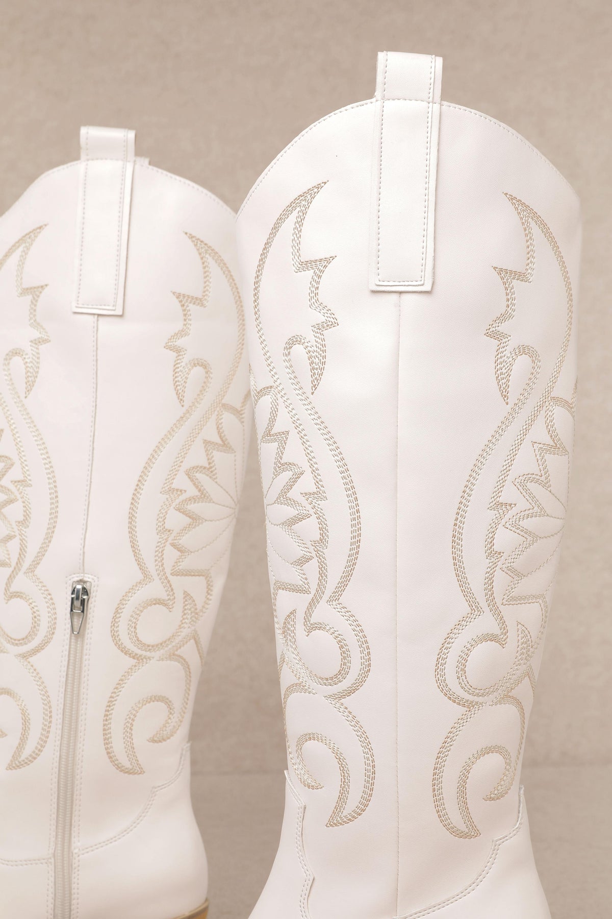 GIADA EMBROIDERED KNEE HIGH WESTERN COWGIRL BOOTS