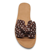 HARPER BOW SLIDE SANDALS