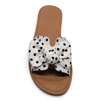 HARPER BOW SLIDE SANDALS