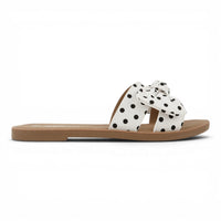 HARPER BOW SLIDE SANDALS