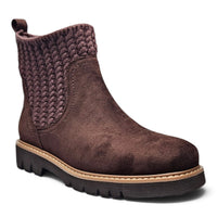 CORKYS KEEP ME WARM CUSHIONED LOW HEEL ANKLE BOOTS