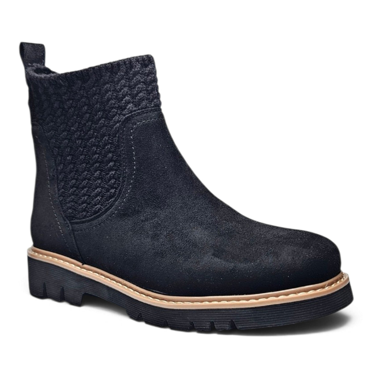CORKYS KEEP ME WARM CUSHIONED LOW HEEL ANKLE BOOTS