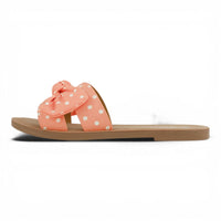 HARPER BOW SLIDE SANDALS