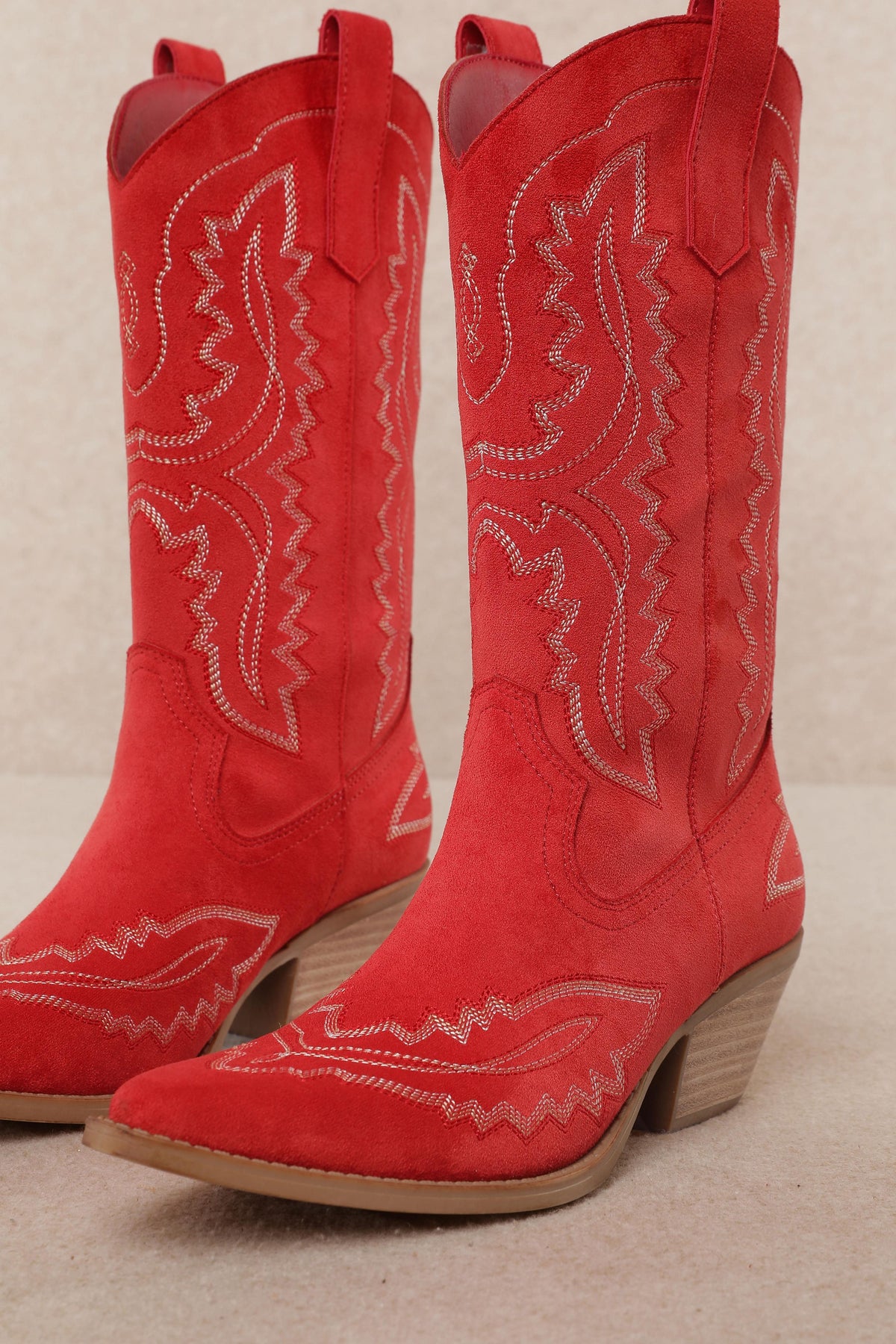 TESSA EMBROIDERED POINTED TOE WESTERN COWGIRL BOOTS