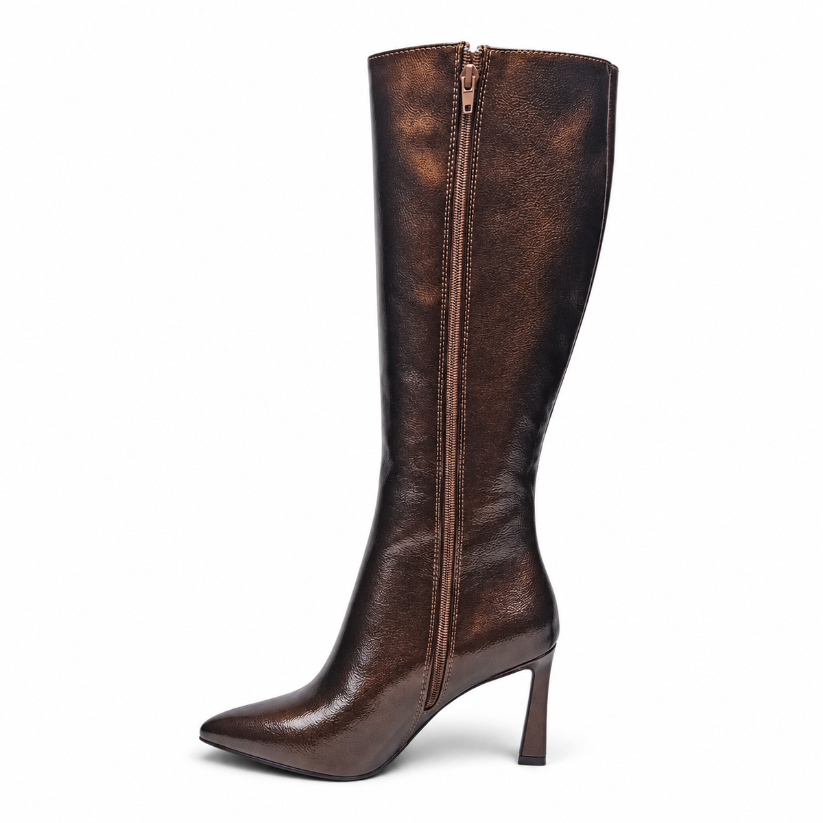 SLOANE POINTED TOE STILETTO HEEL KNEE HIGH BOOTS