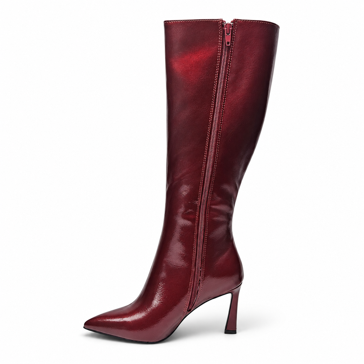 SLOANE POINTED TOE STILETTO HEEL KNEE HIGH BOOTS