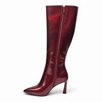 SLOANE POINTED TOE STILETTO HEEL KNEE HIGH BOOTS