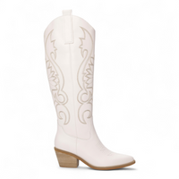 GIADA EMBROIDERED KNEE HIGH WESTERN COWGIRL BOOTS