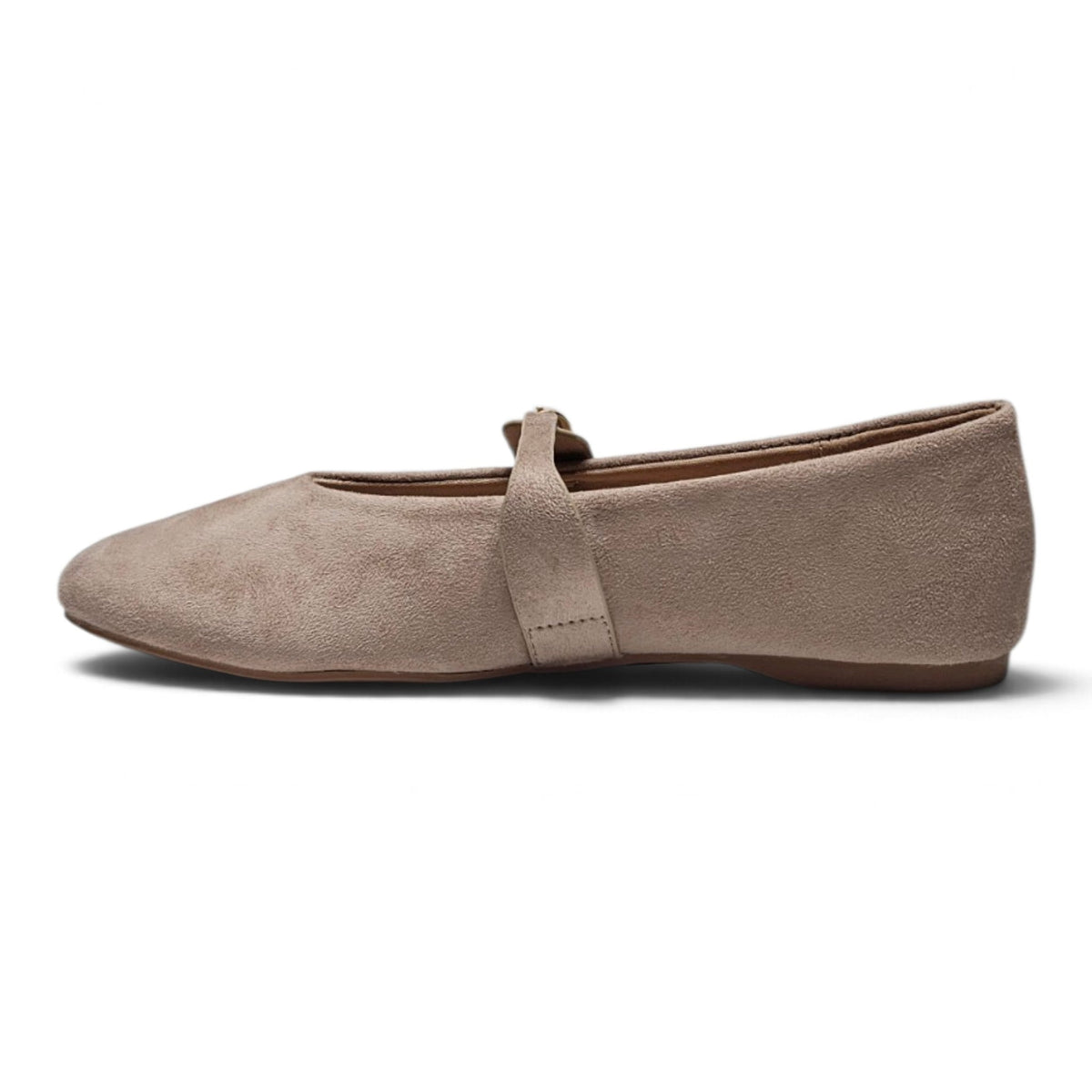 MARIELLE ROUND TOE BUCKLE STRAP MARY JANE FLATS