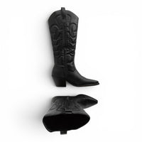COCONUTS BY MATISSE DIXIE BLACK TALL WESTERN BOOTS
