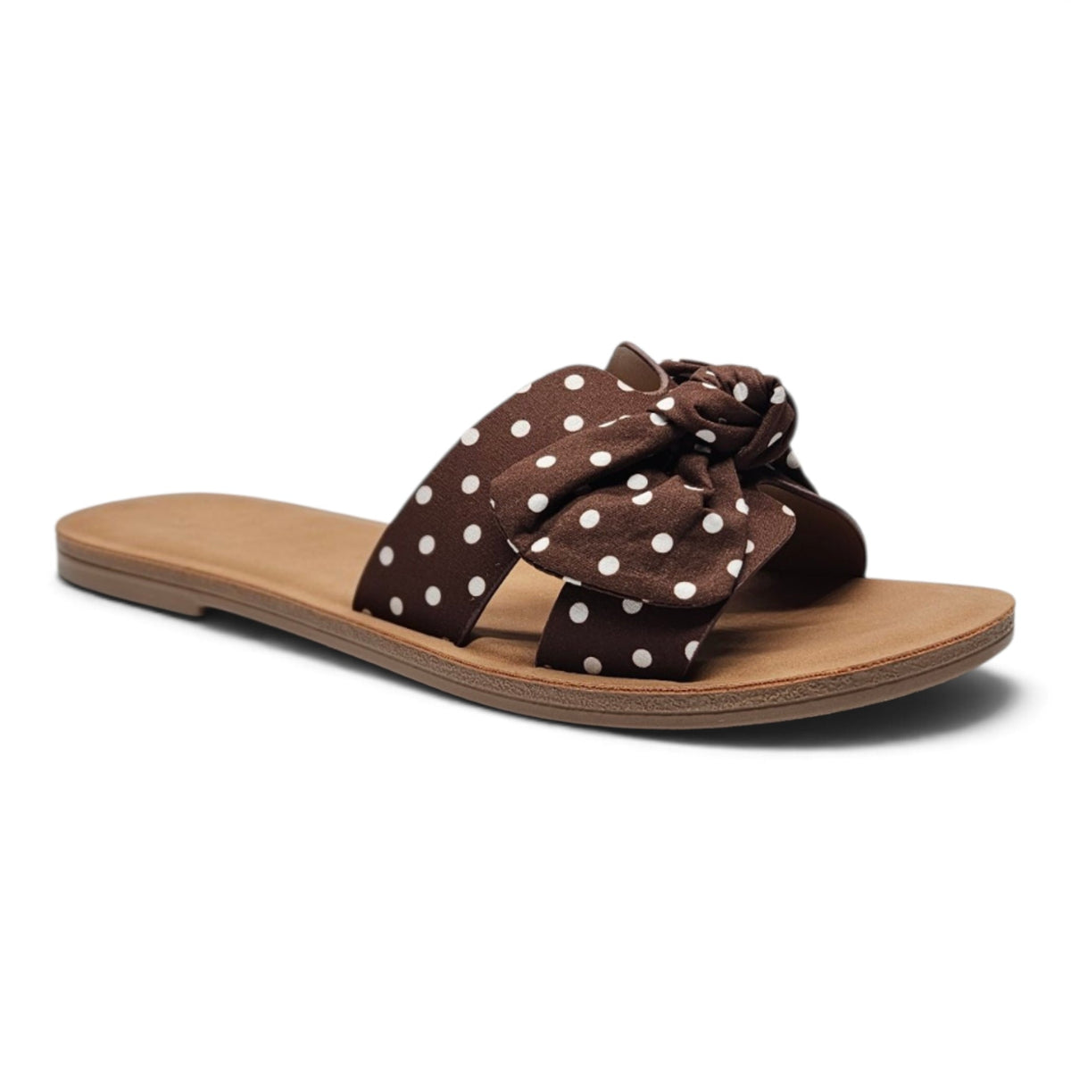 HARPER BOW SLIDE SANDALS