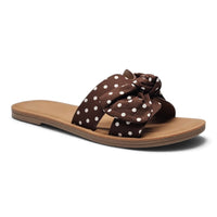 HARPER BOW SLIDE SANDALS
