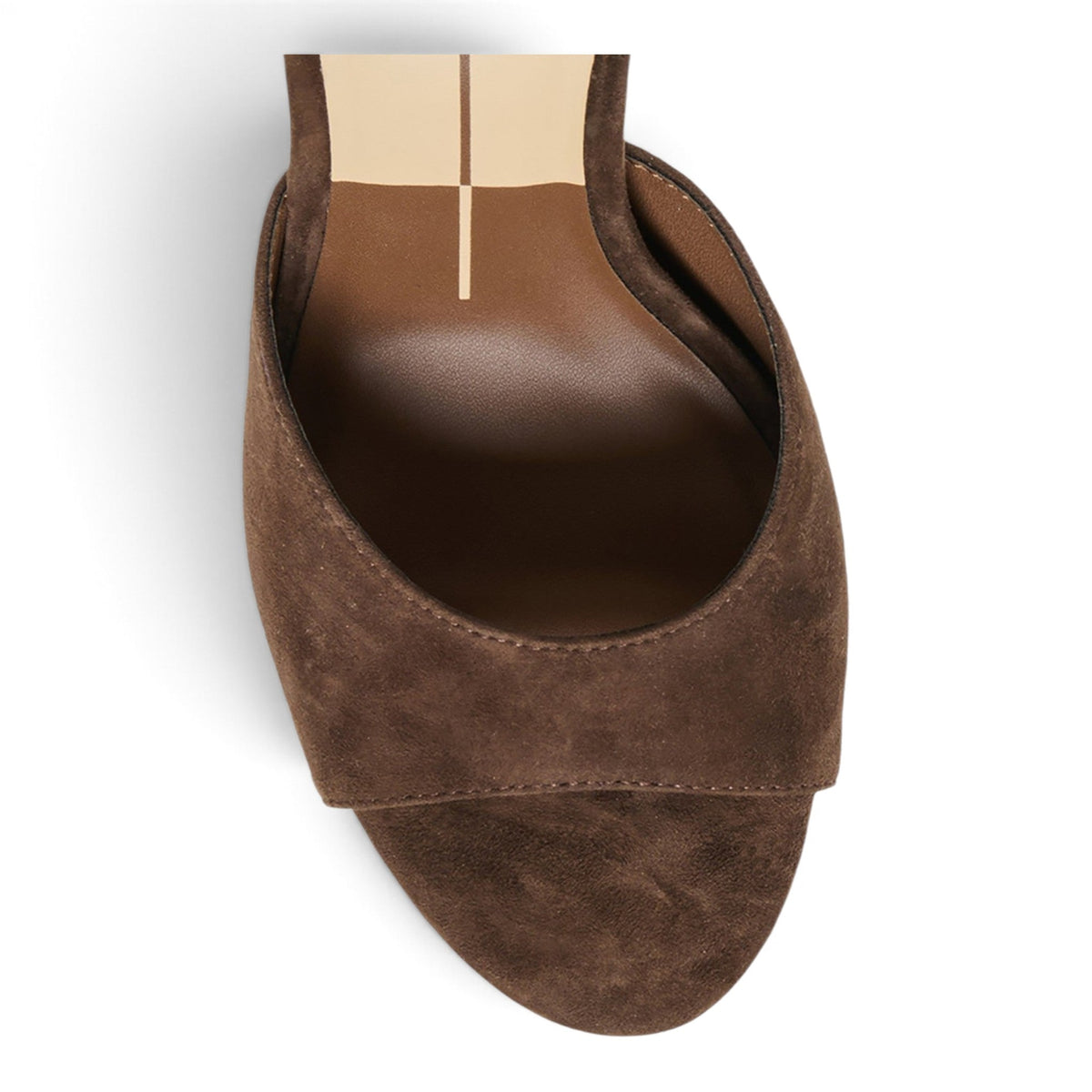 DOLCE VITA ROSHA PEEP TOE SCULPTED HEEL MULES