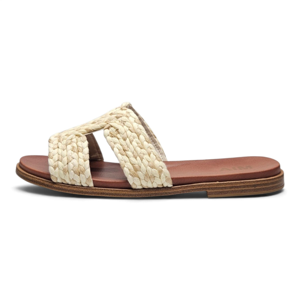 POET HARBOR BRAIDED WOVEN SLIDE SANDALS