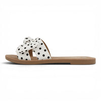 HARPER BOW SLIDE SANDALS