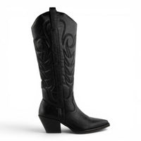 COCONUTS BY MATISSE DIXIE BLACK TALL WESTERN BOOTS