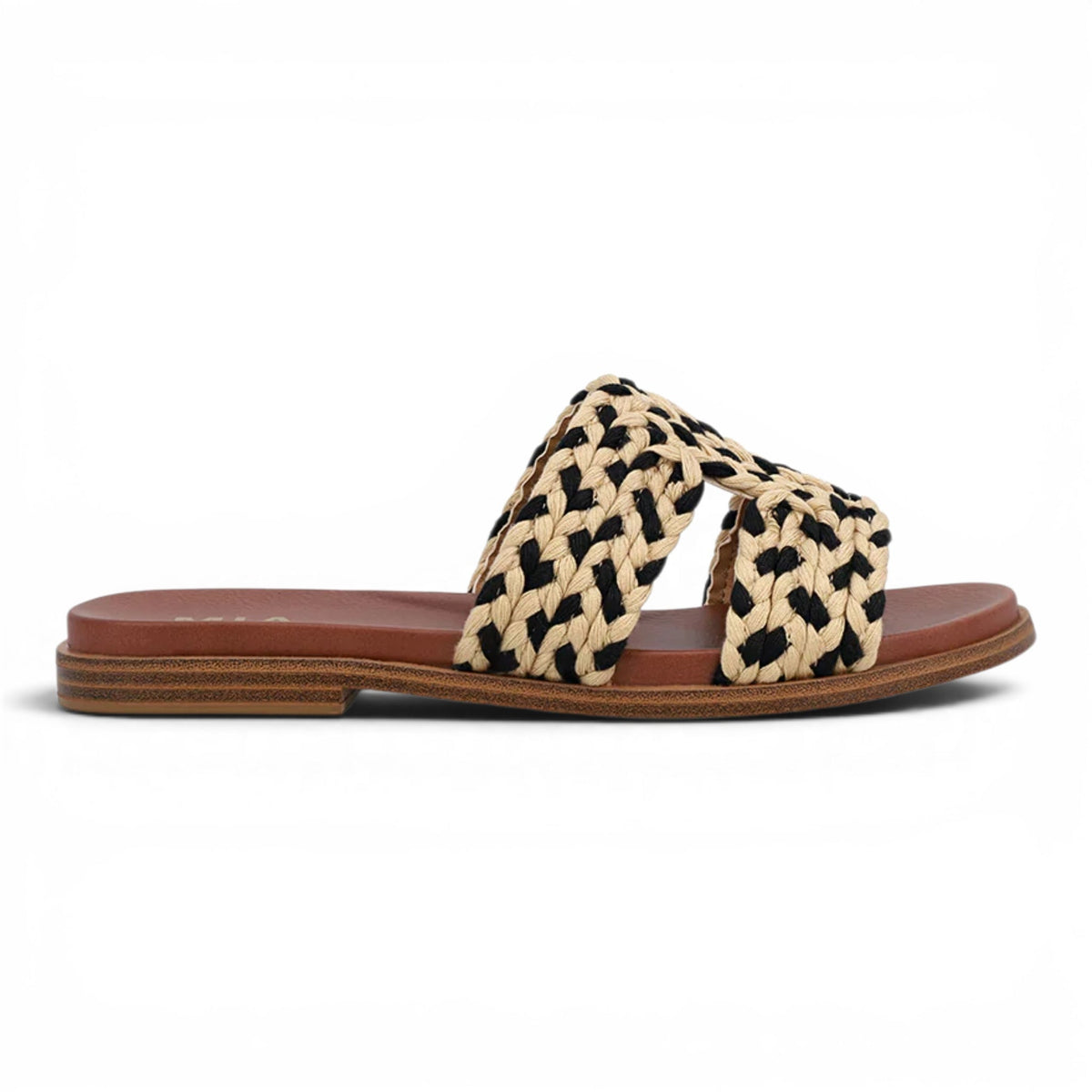 POET HARBOR BRAIDED WOVEN SLIDE SANDALS