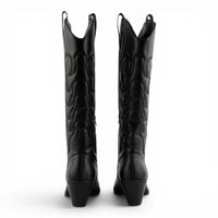 COCONUTS BY MATISSE DIXIE BLACK TALL WESTERN BOOTS
